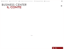 Tablet Screenshot of businesscenterilconte.it
